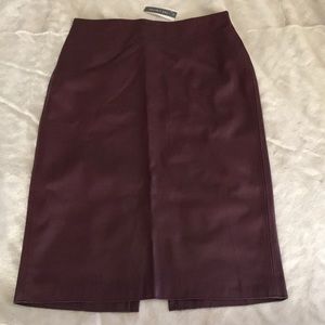 Faux Leather Skirt